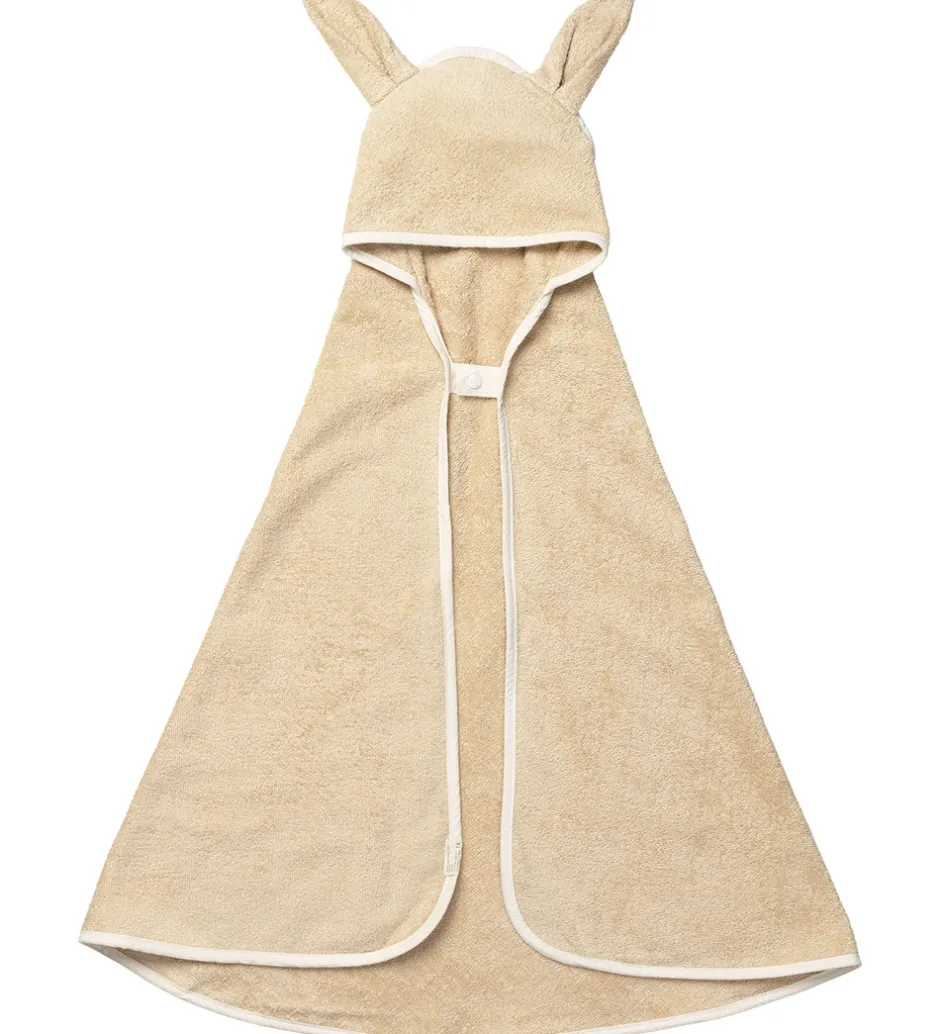 Babyhåndklæde- Og Poncho|Håndklæder*Fabelab Babyhåndklæde - Baby - 90x115 cm - Kanin - Wheat