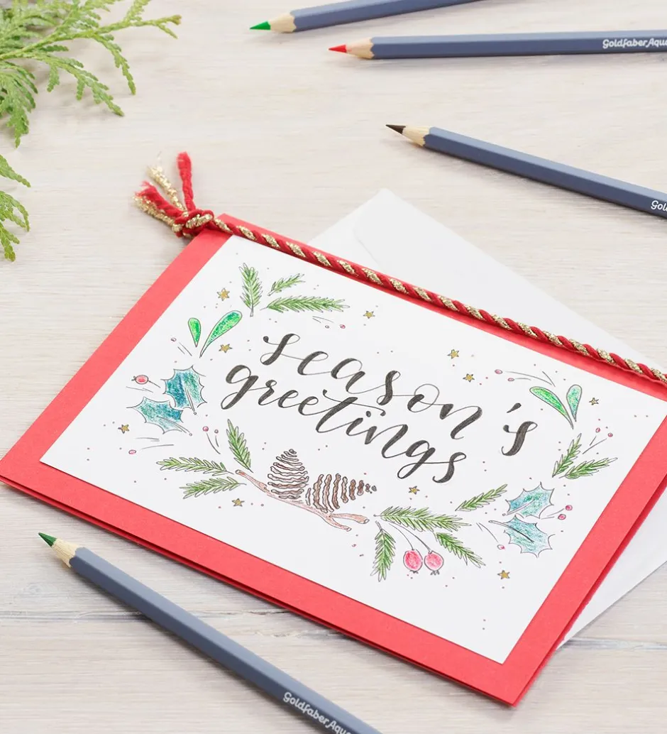 Maling*Faber-Castell Farveblyanter - Goldfaber Akvarel - 12 stk - Multi