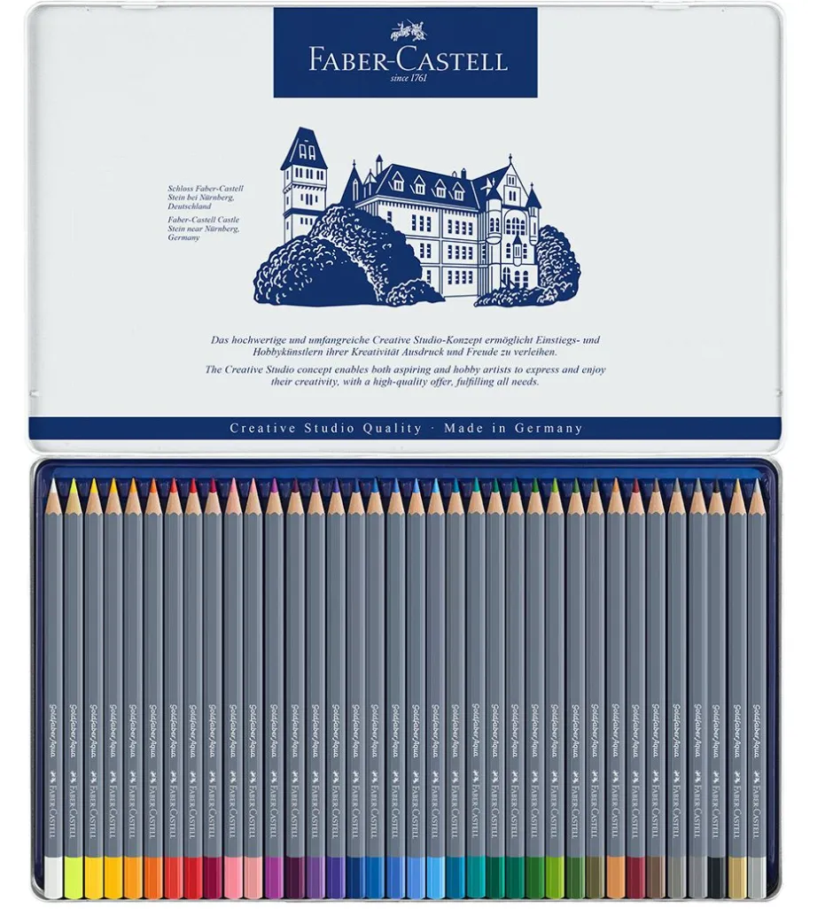 Maling*Faber-Castell Farveblyanter - Goldfaber Akvarel - 36 stk - Multi