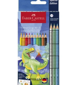 Skriveredskaber*Faber-Castell Farveblyanter - 13 stk. - Grip Dino