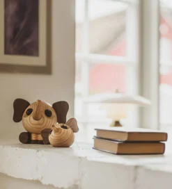 Pyntefigurer*FableWood Pick-Me-Up Elefant - Louis - 6 cm - Natur
