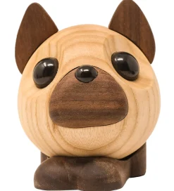 Pyntefigurer*FableWood Pick-Me-Up Fransk Bulldog - Benny - 10 cm - Natur