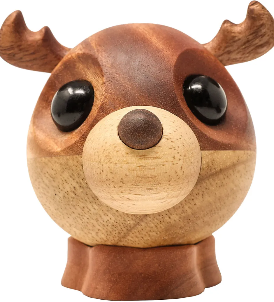 Pyntefigurer*FableWood Pick-Me-Up Rensdyr - Svend - 12 cm - Natur