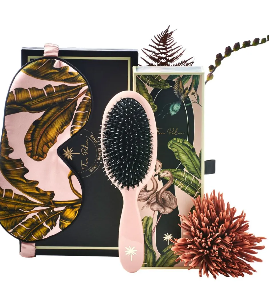 Hårbørster*Fan Palm Hårbørste - Medium - Blush