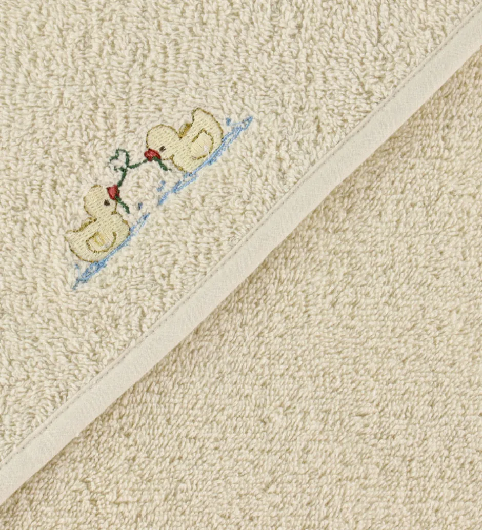 Fanga Fontana Babyhåndklæde - Figo - 75x75 cm - Antique White
