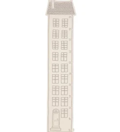 Ferm Living Højdemåler - 50-150 cm - Abode - Off White