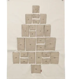 Julekalender*Ferm Living Julekalender - Pine - Maxi - Natural