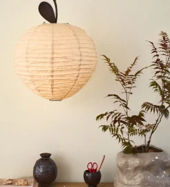 Loftslamper|Lamper*Ferm Living Lampeskærm - Apple - 41,4x48,4 cm - Natural