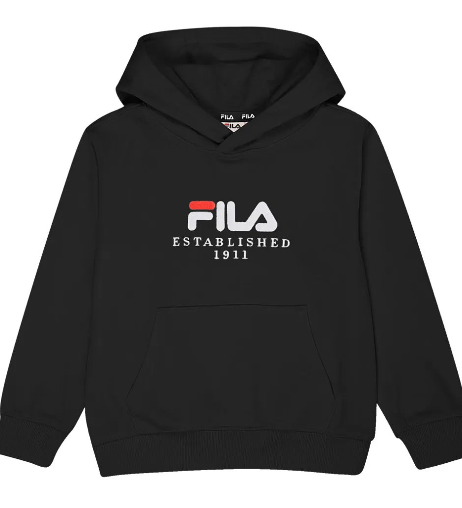 Børn Fila Hættetrøje - Benna - Sort m. Logo