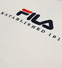 Børn Fila Hættetrøje - Carisio - Egret m. Logo