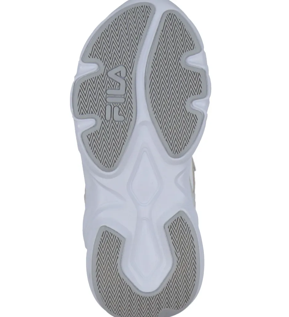 Børnesko Og Babysko*Fila Sko - Collene Logo - Hvid/Silver/Blue Haze