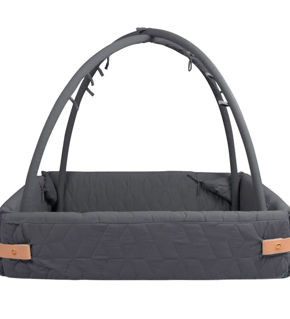 Filibabba Aktivitetstæppe - 80/120 cm - Soft Quilt - Stone Grey