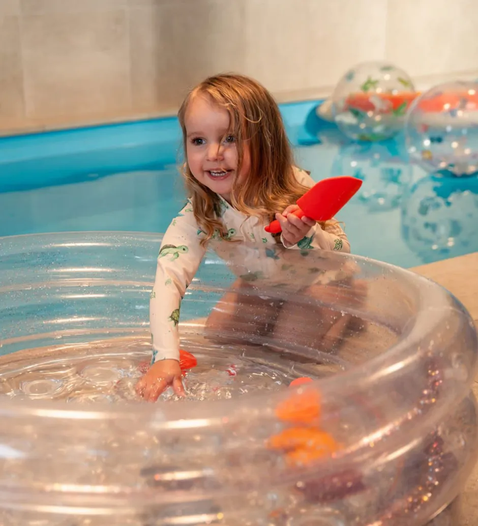 Badebassin*Filibabba Badebassin - Alfie - 80 cm - Regnbuefarvet Konfetti