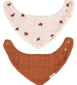 Filibabba Savlesmække - Musselin/Frotté - 2-pak - Lucky/Amber Br