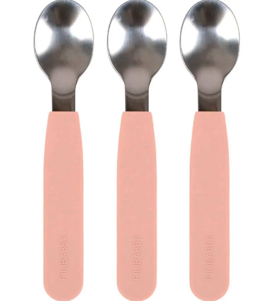 Filibabba Skeer - 3-pak - Silikone - Peach