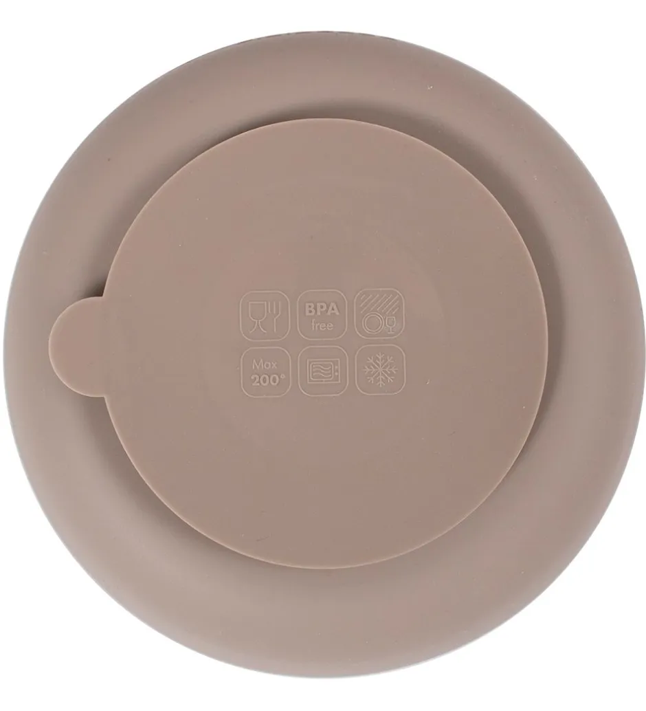 Filibabba Skål - Silikone - 2-Pak - Warm Grey