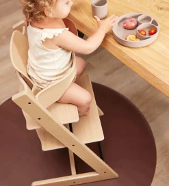 Filibabba Skridsikkert Stoleunderlag - PU-læder - 110 cm - Brun
