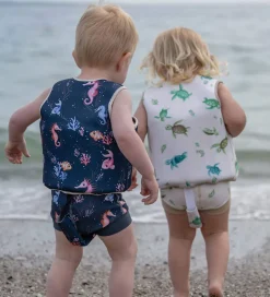 Svømmeveste*Filibabba Svømmevest - 3-4 År - UV50+ - Rainbow Reef