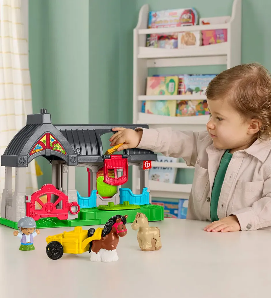 Fisher-Price Legetøj - Little People - Friendly Horse Stable