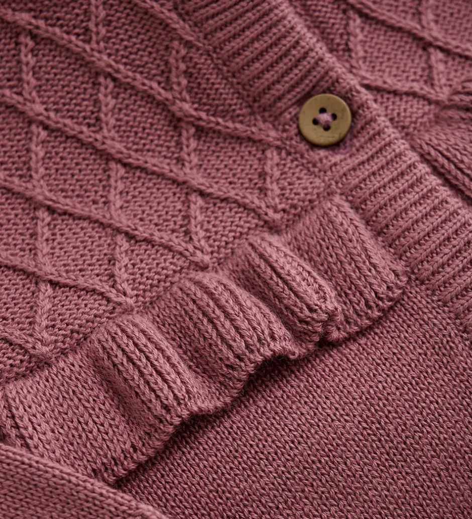 Børn Fixoni Cardigan - Strik - Wistful Mauve