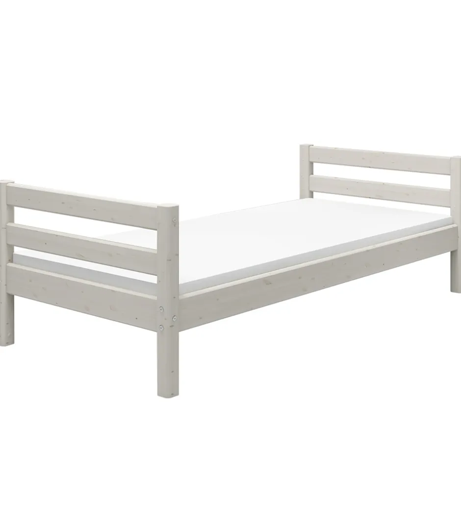 Senge*Flexa Enkeltseng - Classic - Hvidpigmenteret