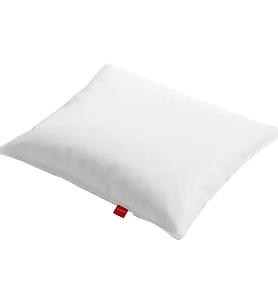Hovedpuder|Hovedpuder*Flexa Hovedpude - Andedun - 60x63 cm - Sleep - Hvid