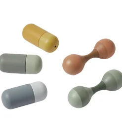 Trælegetøj|Musikinstrumenter*Flexa Rasleinstrumenter - Træ - Mini - Play - 5 Dele - Multi