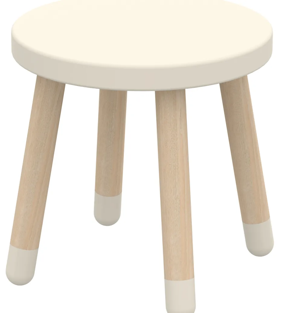 Flexa Taburet - Dots - 30x30 cm - Creme