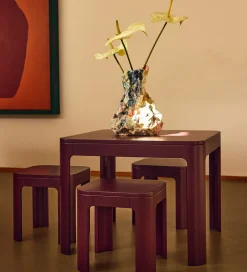 Flexa Taburet - Nova - 30x30 cm - Pomegranate