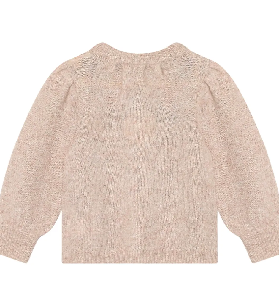 Børn Fliink Cardigan - Strik - Uld/Nylon - Star - Peach Whip