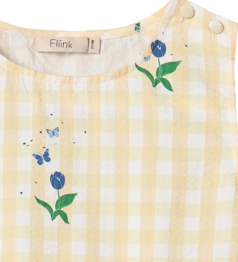 Børn Fliink Top - Agnes - Sunlight Flower Aop