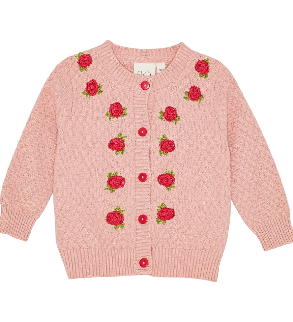 Striktrøjer*Flöss Cardigan - Strik - Aya - Warm Pink