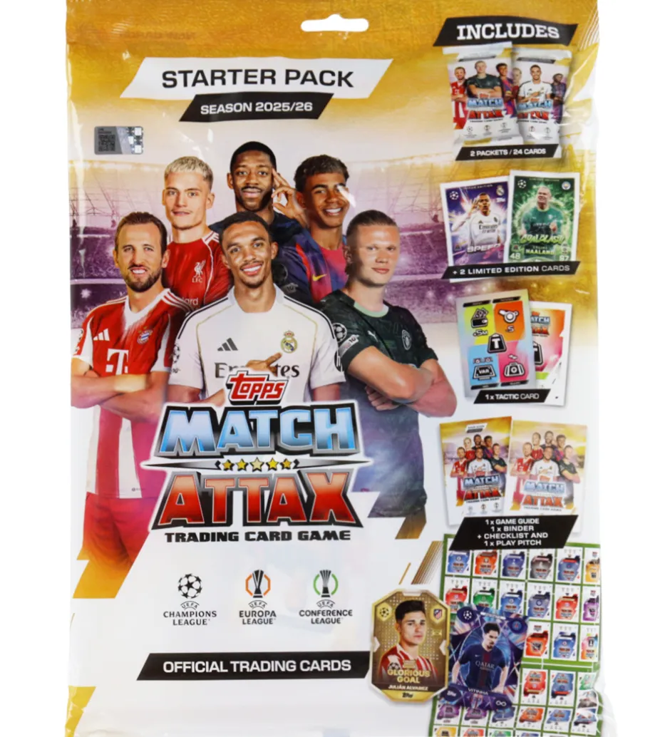 Samlekort*Fodboldkort - UCL/UEL/UECL 2025/26 - Starter Pack