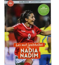 Læringsbøger*Forlaget Carlsen Bog - Læs Med Landsholdet og Nadia Nadim