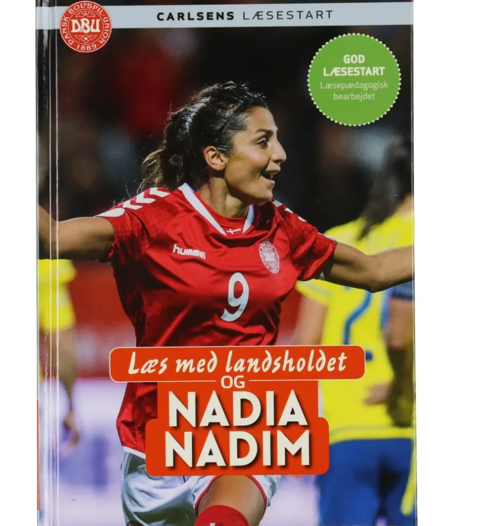 Læringsbøger*Forlaget Carlsen Bog - Læs Med Landsholdet og Nadia Nadim