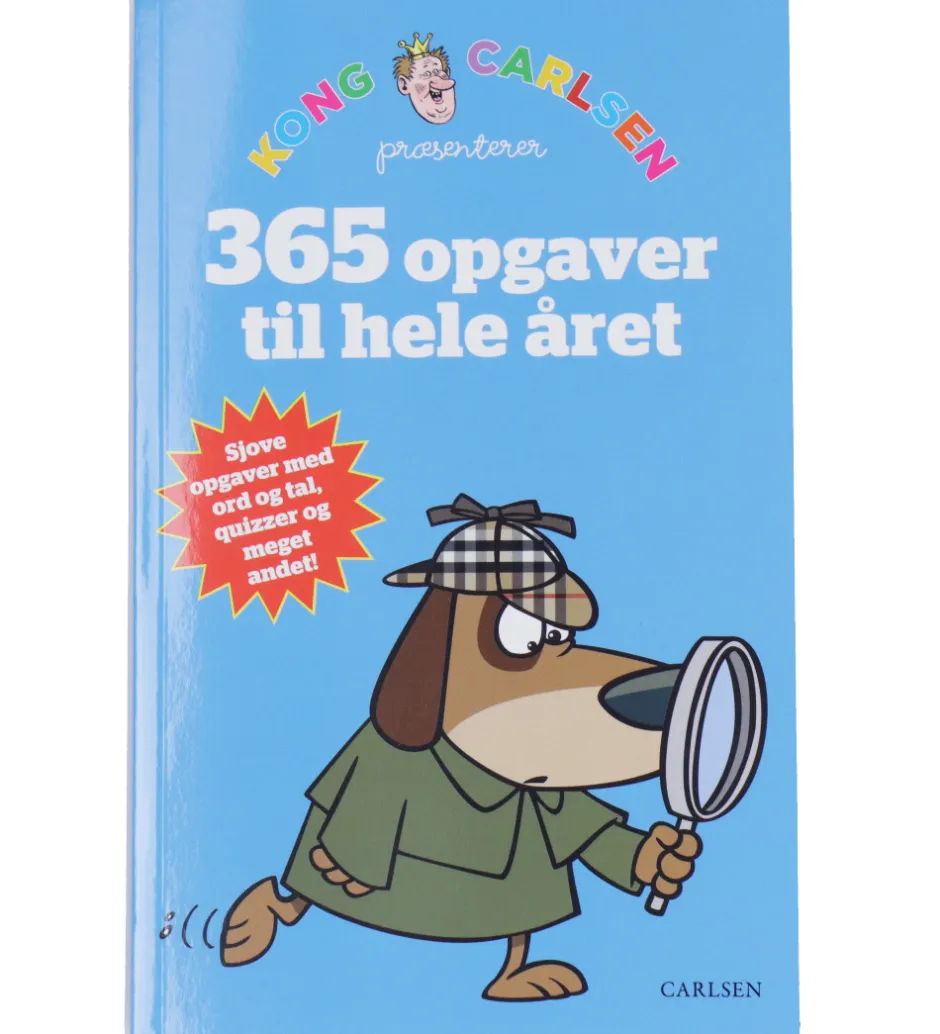 Læringsbøger*Forlaget Carlsen Opgavebog - Kong Carlsen - 365 Opgaver Til Hele