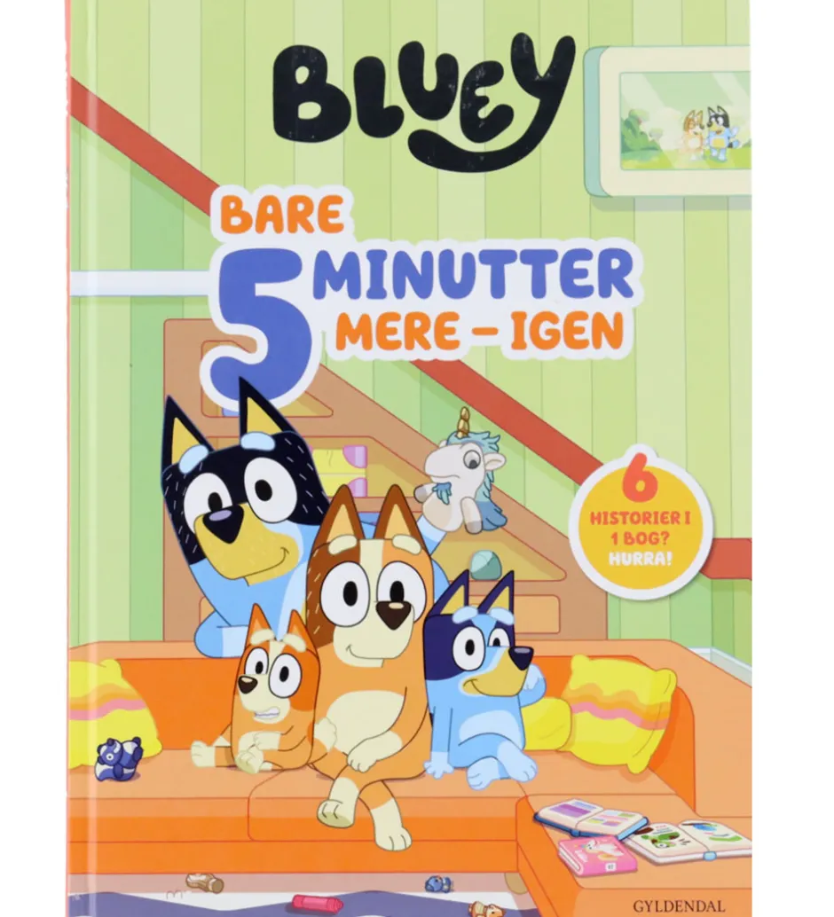 Bøger*Forlaget Gyldendal Bog - Bluey - Bare 5 minutter mere - igen - D