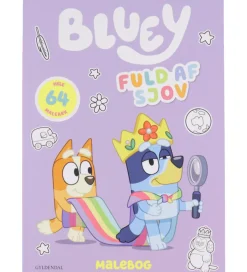Malebog*Forlaget Gyldendal Malebog - Bluey - Fuld Af Sjov