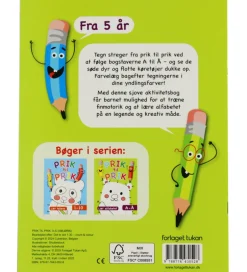Kreativ Leg|Bøger*Forlaget Tukan Aktivitetsbog - Prik Til Prik - A-Å - DA