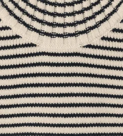 Børn FUB Halsedisse - Strik - Uld - Ecru/Dark Navy