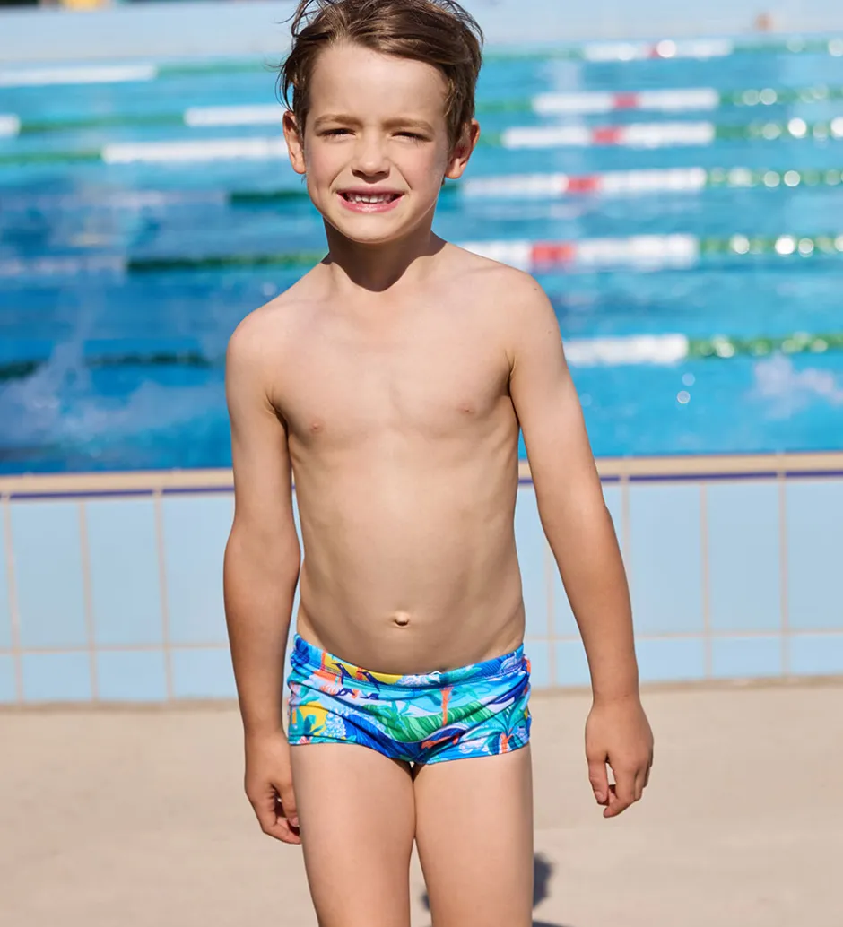 Svømmetøj|Svømning*Funkita Badebukser - Printed Trunks - UV50+ - Duuude