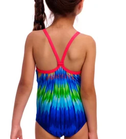 Svømmetøj|Svømning*Funkita Badedragt - Printed One - UV50+ - Fly Time