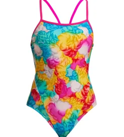 Svømmetøj*Funkita Badedragt - Single Strap - UV50+ - Cloudy Colours