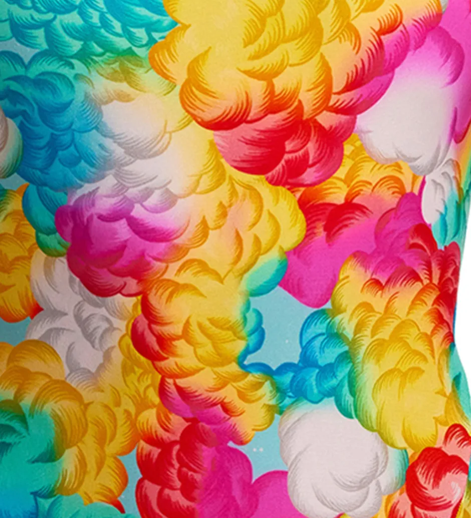 Svømmetøj*Funkita Badedragt - Single Strap - UV50+ - Cloudy Colours