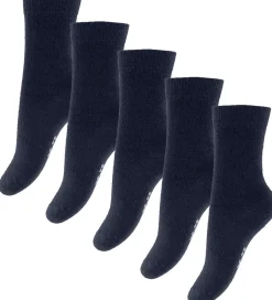 Børn Fuzzies Strømper - 5-pak - Navy