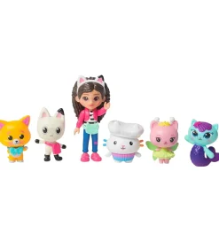 Figurer*Gabby's Dollhouse Legetøj - Big Cat-Venture - 6 Figure Giftset