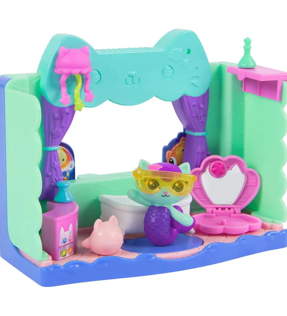 Figurer*Gabby's Dollhouse Legetøj - Potal Rooms - MerCat's Spa-wesome Ba