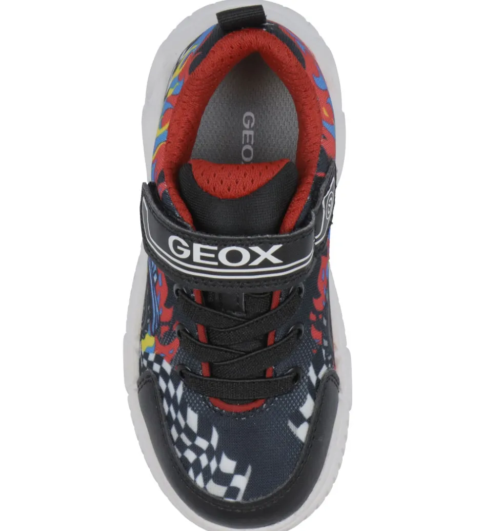 Blinkesko*Geox Blinkesko - J Wroom - Sort/Rød