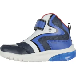 Blinkesko*Geox Støvler m. Lys - J Ciberdron - Super Mario - Navy/Royal