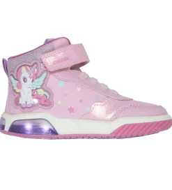 Støvler*Geox Støvler m. Lys - J Inek G A - Pink/Multicolor